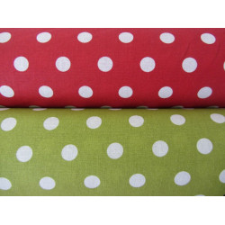 Textil Wachstuch - beschichtete Baumwolle gepunktet